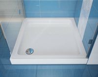 Душевой поддон из искусственного камня Эстет Гамма М 90х90 Белый арт-ФР-00000755 — фото 3, Душевые поддоны из искусственного камня