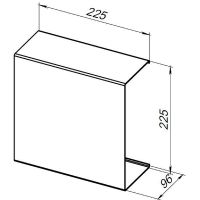 Товар: Металлическая полка Aquanet Магнум 22.5 Белая матовая арт-302235 - фото 5 Металлическая полка Aquanet Магнум 22.5 Белая матовая арт-302235 — фото 5, Полки для ванной и душа