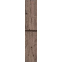 Шкаф пенал Aquanet Нота New 30 подвесной Дуб веллингтон табак арт-334195 — фото 2, Пеналы для ванной комнаты