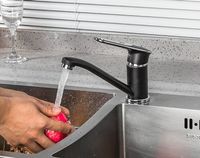 Товар: Смеситель для кухни Frap H49-6 Черный матовый Хром арт-F4549-6 - фото 7 Смеситель для кухни Frap H49-6 Черный матовый Хром арт-F4549-6 — фото 7, Смесители для кухни