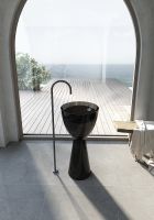 Раковина Abber Kristall 45 Черная арт-AT2703Onyx — фото 3, Раковины напольные