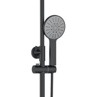 Товар: Душевая система WellWant by Agger Nero с термостатом Черная арт-WWDS0W4428125B - фото 3 Душевая система WellWant by Agger Nero с термостатом Черная арт-WWDS0W4428125B — фото 3, Душевые стойки