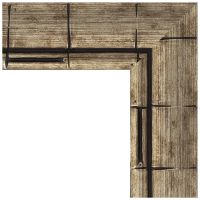 Зеркало Evoform Exclusive 113х53 с фацетом в багетной раме - Серебряный бамбук 73 мм арт-BY 1146 — фото 3, Зеркала в ванную комнату