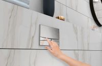 Комплект унитаза с инсталляцией Berges Floe Rimless с сиденьем Микролифт и клавишей смыва Хром арт-043223 — фото 9, Комплекты унитаз + инсталляция