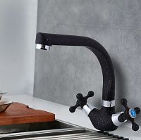 Смеситель для кухни Frap H5408 Черный матовый арт-F5408-7 — фото 9, Смесители для кухни