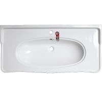 Комплект мебели для ванной ASB-Woodline Модерн 105 Рошфор с Белой патиной арт-11246+21360+11231 — фото 3, Комплекты мебели для ванной