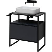 Тумба под раковину Allen Brau Priority 70 Антрацит матовый арт-1.31001.AM — фото 9, Тумбы под раковину