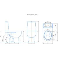 Товар: Унитаз компакт Кировит Бриг с бачком и сиденьем Микролифт арт-Вн УнБ85 - фото 3 Унитаз компакт Кировит Бриг с бачком и сиденьем Микролифт арт-Вн УнБ85 — фото 3, Напольные унитазы