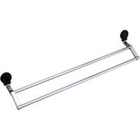 Полотенцедержатель Frap F33 двойной Хром арт-F3309 — фото 1, Полотенцедержатели