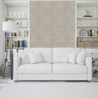 Обои Fipar Grand Classic Винил на флизелине (1,06*10,05) Серый/Бежевый, Дамаск арт-R 28024 — фото 5, Обои для стен