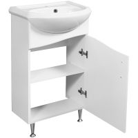 Тумба под раковину Stella Polar Волна 45 Белая арт-SP-00000231 — фото 3, Тумбы под раковину