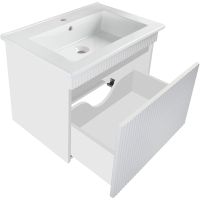 Товар: Тумба под раковину Runo Модена 65 подвесная Белая арт-00-00002199 - фото 4 Тумба под раковину Runo Модена 65 подвесная Белая арт-00-00002199 — фото 4, Тумбы под раковину