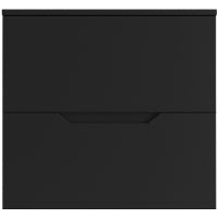 Тумба под раковину Orange Line 60 подвесная Черная матовая арт-Li-60TubMDF — фото 2, Тумбы под раковину
