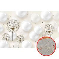 Фреска Ortograf 3D 33484 Фактура бархат золото FX-G Флизелин (4,3*2,7) Белый, Цветы/Абстракция арт-33484 (бархат золото FX-G) — фото 1, Фрески