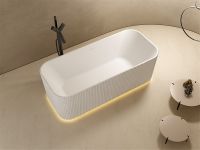 Ванна из искусственного камня Abber Stein 170x75 без гидромассажа арт-AS9663 — фото 5, Ванны из искусственного камня