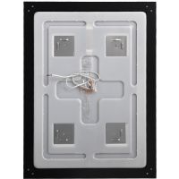 Зеркало BelBagno Kraft 60 с подсветкой Черное с сенсорным выключателем арт-SPC-KRAFT-600-800-SENS-NERO — фото 7, Зеркала в ванную комнату