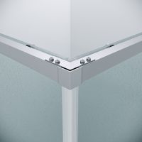 Товар: Душевой уголок Grossman Galaxy 100х100 профиль Хром стекло шиншилла арт-300.K33.01.1010.10.02 - фото 7 Душевой уголок Grossman Galaxy 100х100 профиль Хром стекло шиншилла арт-300.K33.01.1010.10.02 — фото 7, Квадратные душевые уголки