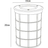 Тротуарный светильник Artelamp Piazza Прозрачный Сталь арт-A6014IN-1SS — фото 2, Уличное освещение