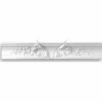 Угловой элемент Decomaster 2400x115x118 мм арт-DP 52A — фото 1, Молдинги