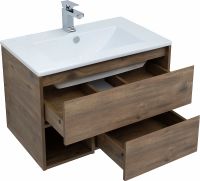 Товар: Тумба с раковиной STWORKI Карлстад 75 подвесная Дуб рустикальный арт-418862 - фото 8 Тумба с раковиной STWORKI Карлстад 75 подвесная Дуб рустикальный арт-418862 — фото 8, Тумбы с раковиной
