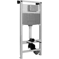 Комплект унитаза с инсталляцией Jacob Delafon Presquile с сиденьем Микролифт и клавишей смыва Хром арт-E21743RU-00 — фото 3, Комплекты унитаз + инсталляция