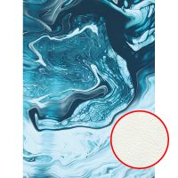 Фреска Ortograf Misto 33254 Фактура флок FLK Флизелин (2*2,7) Синий/Голубой, Абстракция арт-33254 (флок FLK) — фото 1, Фрески