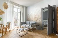 Фреска Ortograf Aurora 34115 Фактура бархат FX Флизелин (8*3) Бежевый, Пейзаж арт-34115 (бархат FX) — фото 3, Фрески