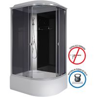 Душевая кабина Niagara Eco 110x80 L без гидромассажа арт-E110/80/40L/TN — фото 2, Душевые кабины