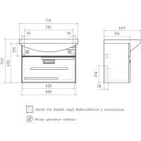 Тумба под раковину Volna Joli 70.1Y подвесная Белая арт-tpJOLI70.1Y-01 — фото 9, Тумбы под раковину