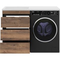 Товар: Тумба с раковиной Misty Коломбо 120 L Дуб Галифакс Антрацит арт-УТ000015587 - фото 3 Тумба с раковиной Misty Коломбо 120 L Дуб Галифакс Антрацит арт-УТ000015587 — фото 3, Тумбы с раковиной