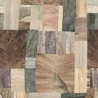 Панно Marburg Essentiell Винил на флизелине (1,59*2,7) Коричневый/Зеленый/Серый, Геометрия/Листья/Под дерево арт-34795 — фото 3, Обои для стен