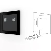 Зеркало Evoform Definite 58х58 в багетной раме - Вишня 22 мм арт-BY 0602 — фото 4, Зеркала в ванную комнату