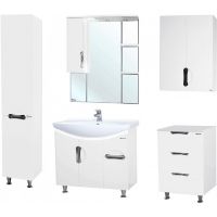 Шкаф пенал Bellezza Лагуна 35 L Белый арт-4622107002013 — фото 5, Пеналы для ванной комнаты