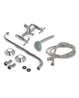 Смеситель для ванны Orange OneLife универсальный Хром арт-P03-221cr — фото 9, Смеситель для ванны