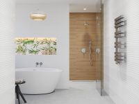 Товар: Керамическая плитка Ceramika Konskie Botanica White CCR10-1 snow glossy rett настенная 25x75 см арт-55061 - фото 2 Керамическая плитка Ceramika Konskie Botanica White CCR10-1 snow glossy rett настенная 25x75 см арт-55061 — фото 2, Керамическая плитка