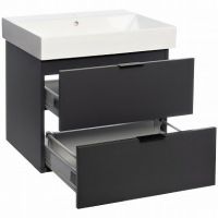 Тумба с раковиной Veedi Modern Line 85 подвесная Графит арт-14000017 — фото 3, Тумбы с раковиной