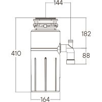 Измельчитель пищевых отходов Paulmark Intenso 750 Вт арт-I-PRO 1000 — фото 9, Измельчители пищевых отходов