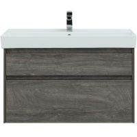 Тумба под раковину Aquanet Nova Lite 100 подвесная Дуб рошелье арт-242582