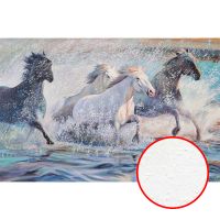 Фреска Ortograf Животные 8258 Фактура бархат FX Флизелин (2,6*1,7) Белый/Голубой, Животные/Живопись арт-8258 (бархат FX) — фото 1, Фрески