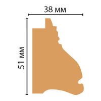 Товар: Багет Decomaster 2900x51x38 мм арт-J11-1223 - фото 2 Багет Decomaster 2900x51x38 мм арт-J11-1223 — фото 2, Багеты