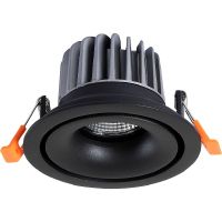 Встраиваемый светильник Crystal Lux Черный арт-CLT 005C108 BL 4000K — фото 1, Точечные светильники