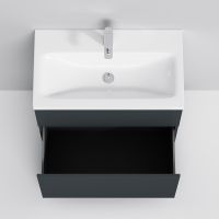 Товар: Тумба под раковину AM.PM Gem 75 Графит матовый арт-M90FSX07522GM32 - фото 4 Тумба под раковину AM.PM Gem 75 Графит матовый арт-M90FSX07522GM32 — фото 4, Тумбы под раковину