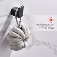Товар: Крючок Raglo Черный матовый арт-R301.05.06 - фото 3 Крючок Raglo Черный матовый арт-R301.05.06 — фото 3, Крючки для полотенец
