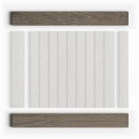 Финишный молдинг HIWOOD 2700x50x17 мм арт-LF1 BR490 — фото 2, Панели