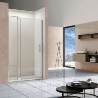 Душевая дверь Vincea Extra 90 профиль Хром стекло прозрачное арт-VDP-1E8090CL — фото 6, Распашные душевые двери