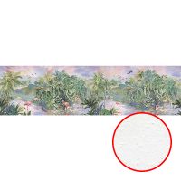 Фреска Ortograf Its Jungle 8318 Фактура бархат FX Флизелин (11*3) Разноцветный, Деревья/Птицы арт-8318 (бархат FX) — фото 1, Фрески