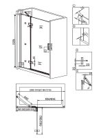 Товар: Душевая дверь Veconi Vianno VN-42 100 профиль Хром стекло прозрачное арт-VN42-100-01-19C1 - фото 4 Душевая дверь Veconi Vianno VN-42 100 профиль Хром стекло прозрачное арт-VN42-100-01-19C1 — фото 4, Складные душевые двери