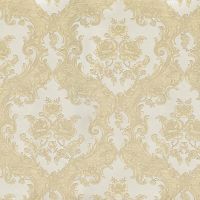 Обои Emiliana Parati Tekko New Винил на флизелине (1,06*10,05) Бежевый/Золото/Белый, Дамаск/Цветы арт-20026T — фото 1, Обои для стен
