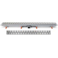 Душевой лоток Veconi Medium N 350 с решеткой Хром глянцевый арт-V350MN — фото 1, Душевые лотки