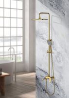 Душевая система Splenka Золото матовое арт-S31.24.03 — фото 2, Душевые стойки